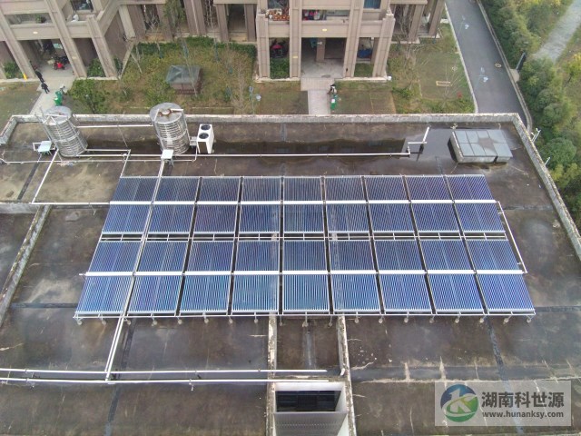 长沙芙蓉生态新城三号安置小区幼儿园太阳能热水系统