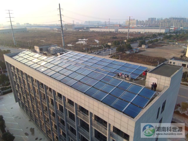 长沙湘江涂料职工宿舍太阳能热水工程