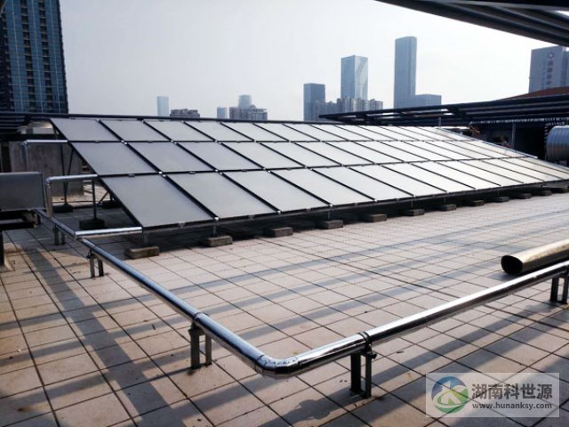 长沙市青少年宫太阳能热水系统工程