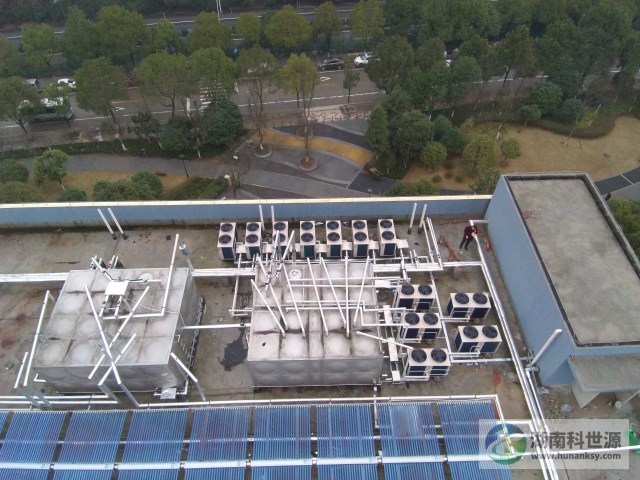长沙县天达中学宿舍空气源热水工程