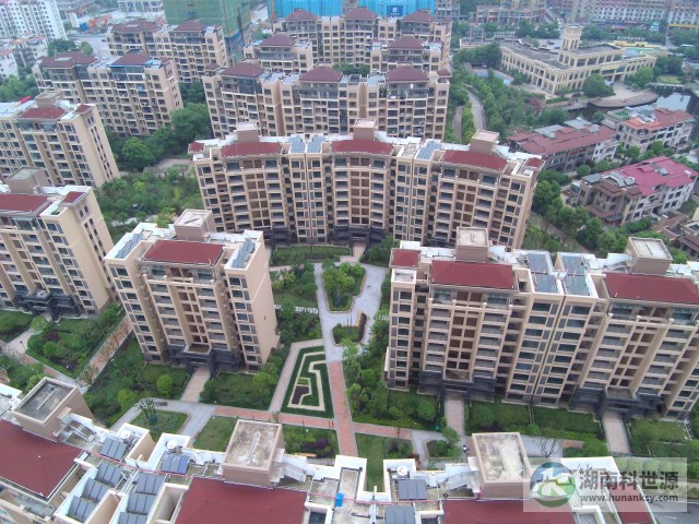 鹏基深业睿城项目太阳能热水系统工程