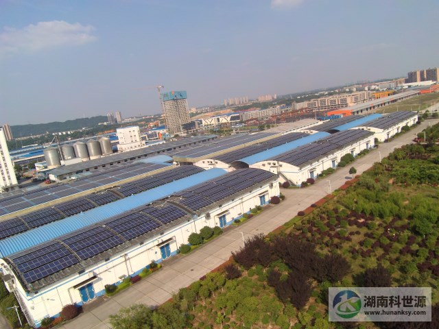 工厂屋顶太阳能光伏发电系统