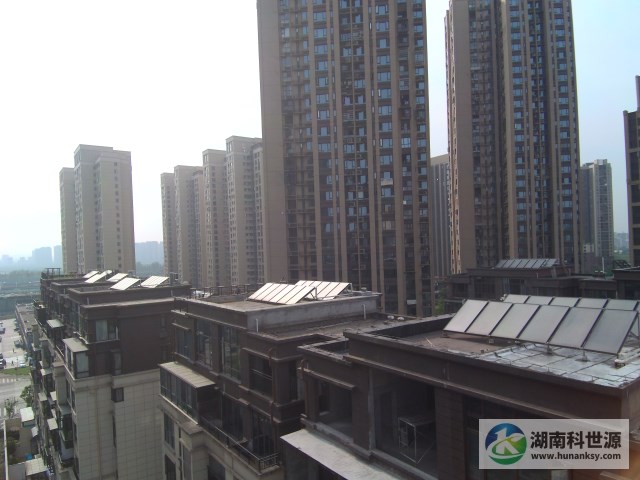 合能地产洋湖公馆二期项目太阳能热水系统工程