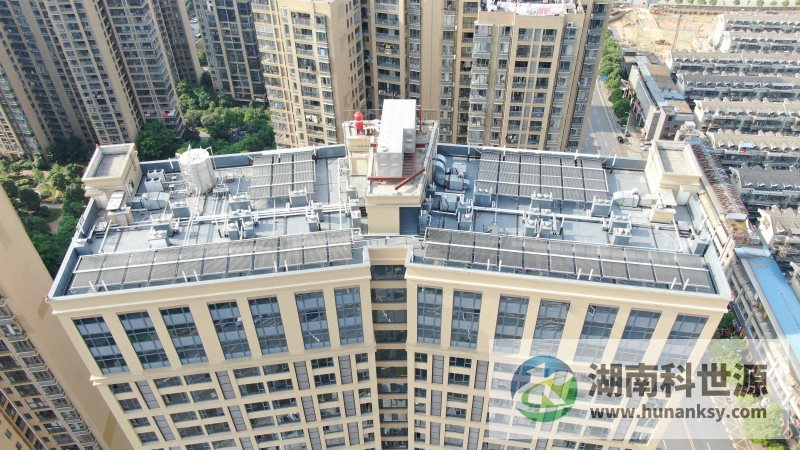 鑫远·湘府文苑（二期）9#栋太阳能热水系统工程