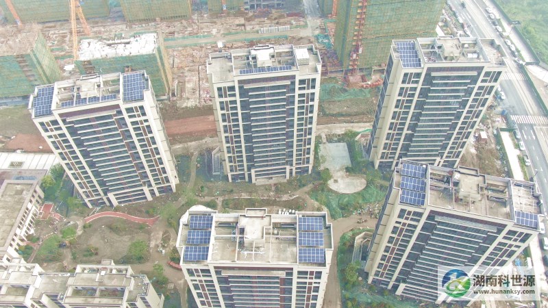 健康城（温泉岛）大区高层住宅光伏发电系统工程