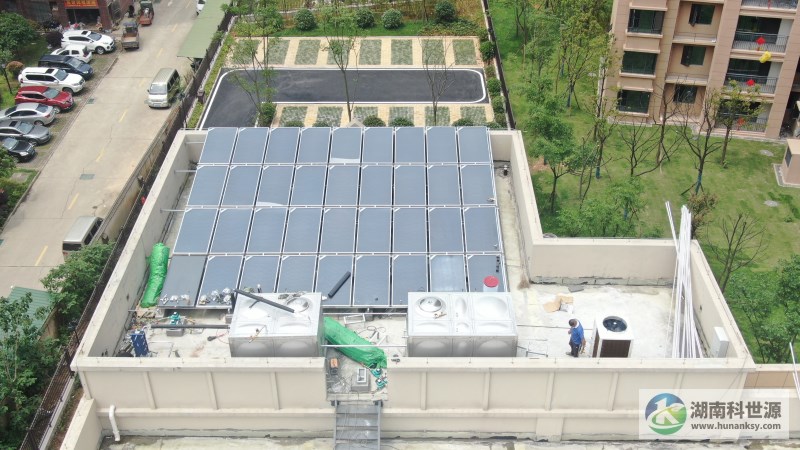 大汉公园里项目幼儿园集中太阳能热水系统工程