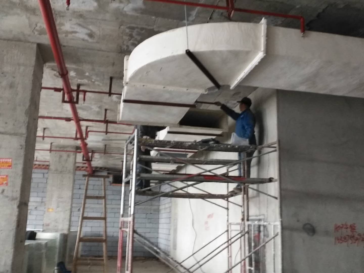 油烟净化系统及烟道安装