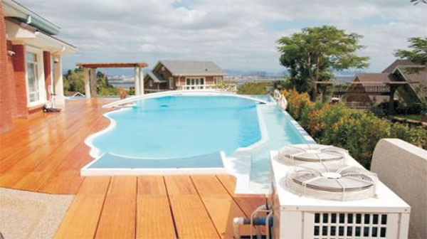 恒温泳池热泵热水机组