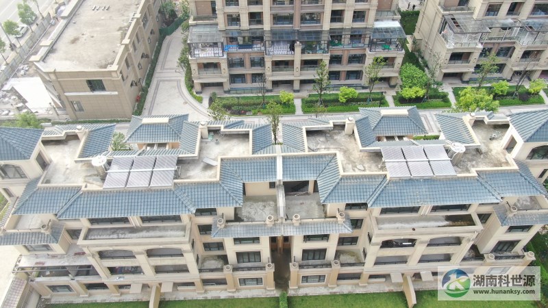 洋房太阳能热水系统工程