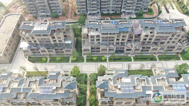 洋房太阳能热水系统工程